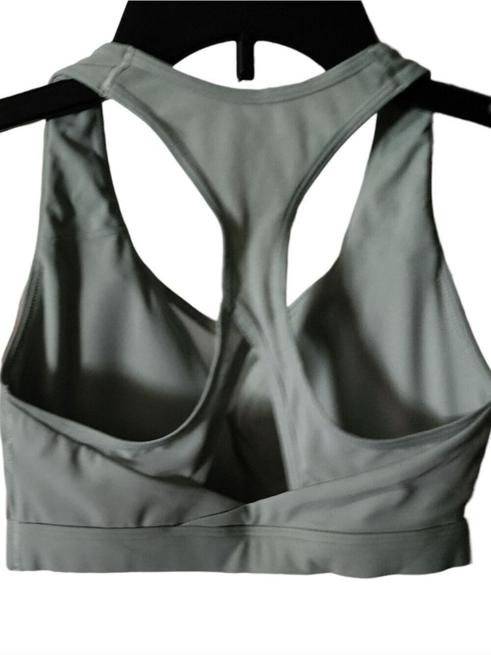 Gymshark Sports Bra Sage Green Crossover Size XS - Picture 4 of 5